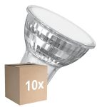 Confezione Multipack 10x Ledvance LED Riflettore GU10 PAR16 5.6W 620lm 120D - 830 Luce Calda -  | Sostitutiva 80W