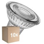 Confezione Multipack 10x Ledvance LED Riflettore GU10 PAR16 6.1W 575lm 36D - 930 Luce Calda -  Luce Calda - | Dimmerabile - Sostitutiva 80W