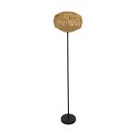 Eglo Lampada da terra Sheldon Acciaio Nero | IP20 - Adatto per 1x E27 