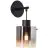 Brilliant Simonis Luce Da Parete Vetro Metallo Smoke Nero | Adatto per 1x E27