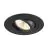 SLV New Tria 75 Faretti Aluminium Nero Il Giro 8.3W 705lm 38D - 927 Bianco Molto Caldo | Ritaglio 75mm -  Miglior Resa Cromatica - Dimmerabile 