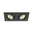 SLV New Tria 155 Faretti Aluminium Nero Piazza 14W 640lm 38D - 930 Luce Calda -  | Miglior Resa Cromatica - Dimmerabile 
