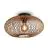 Good&Mojo Luce da soffitto Cango Bambù Marrone | Adatto per 1x E27 