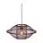 Good&Mojo Luce Pendente Maui Bambù Burgundy S | Adatto per 1x E27 