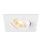 SLV New Tria 75 Faretti Aluminium Bianca Piazza | Ritaglio 75mm - Adatto per 1x GU10 