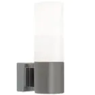 Nordlux Tangens Luce Da Parete Vetro e Metallo Grigio | IP44 - Adatto per E14