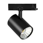 Noxion Luce A Binario LED 3 Fasi Delta Pro Aluminium Nero 40W 4900lm 36D - 930-940-957 CCT | UGR 