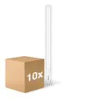 Confezione Multipack 10x Philips CorePro PL-L LED Bulbo Mains 24W - 840 Bianco Freddo | 4-Pin - Sostitutiva 55W