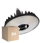 Confezione Multipack 6x Ledvance Highbay E40 LED 105W 14000lm 100D - 840 Bianco Freddo | Sostitutiva 250W